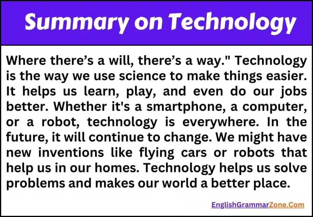 Essay on Technology