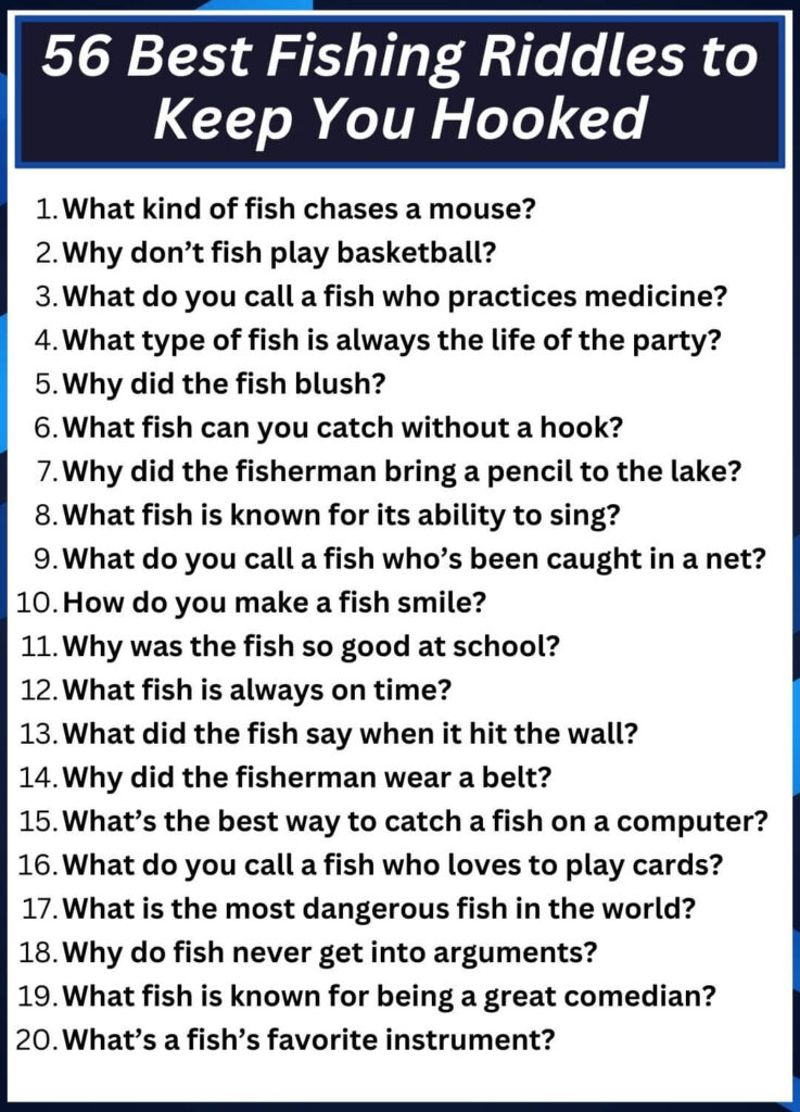 56 best fishing riddles to keep you hooked with answers