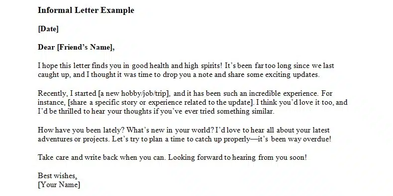 how to write letter