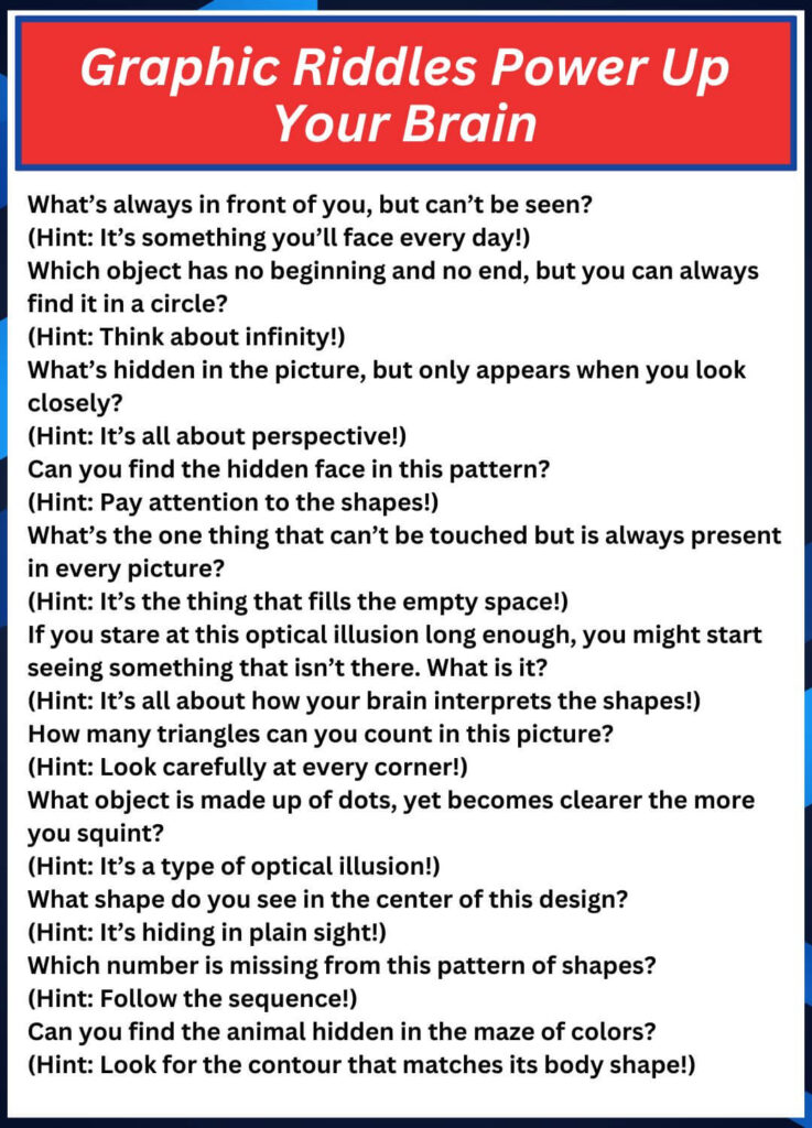 Graphic Riddles Power Up Your Brain
