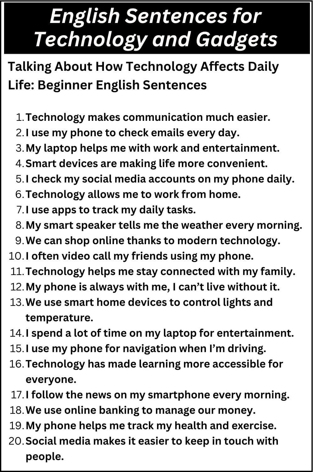 A Sentence With Technology: Revolutionizing Communication