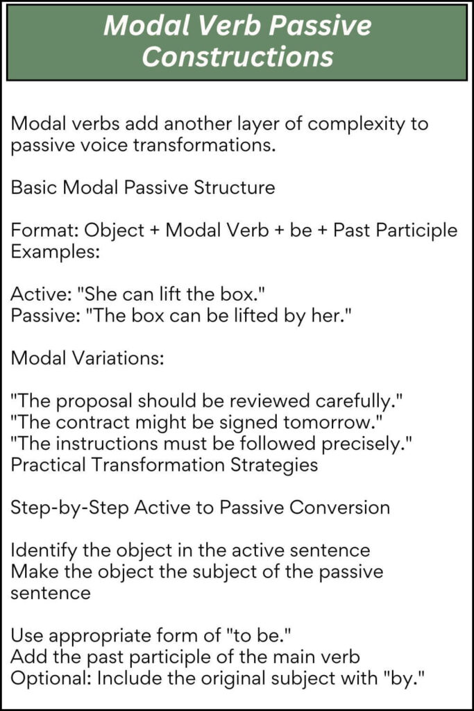 passive voice
