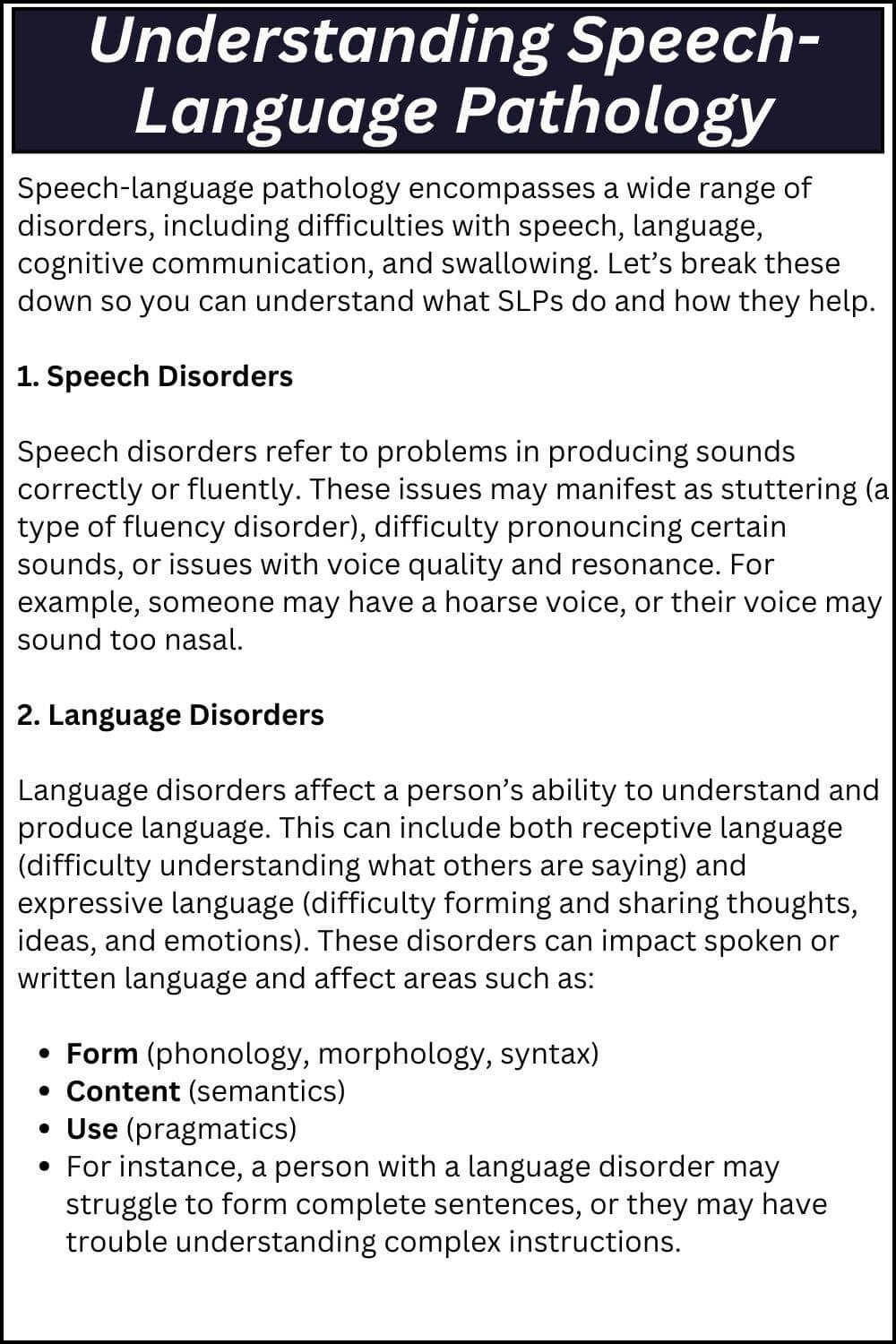 Are You Struggling To Speak Speech Language Pathologists Can Help