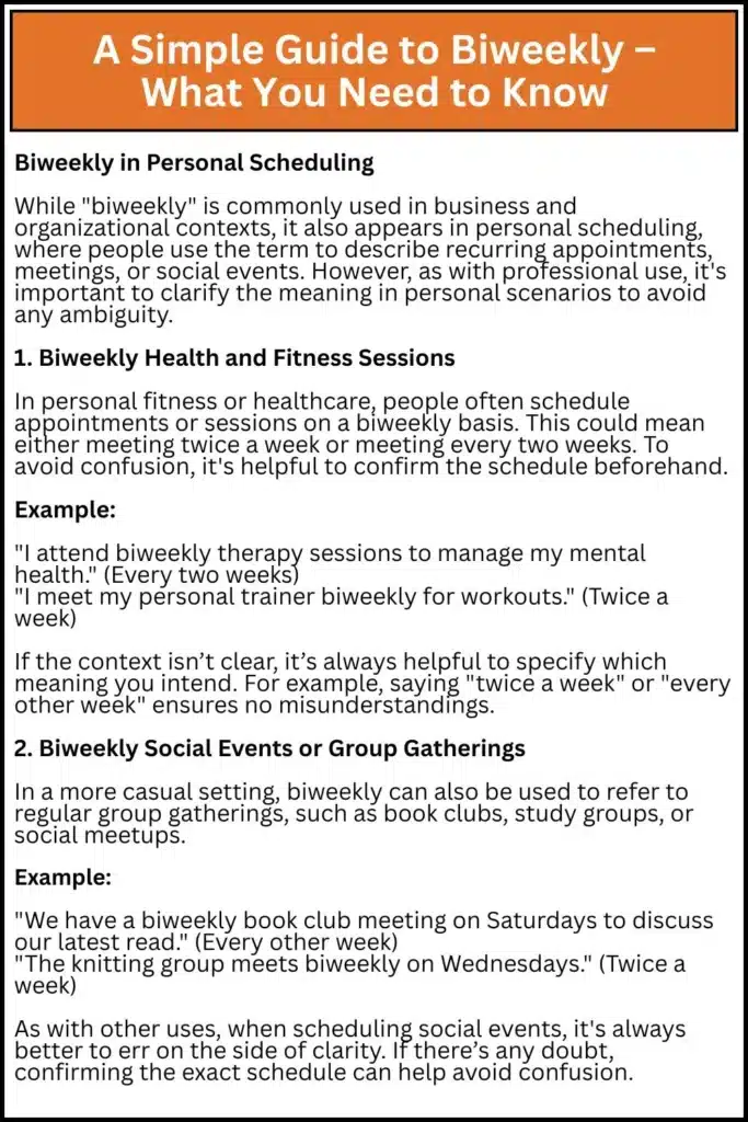 A Simple Guide to Biweekly – What You Need to Know