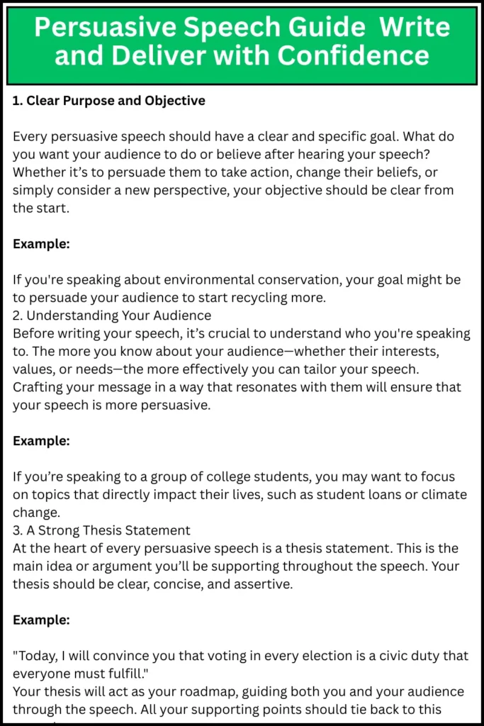 Persuasive Speech Guide Write and Deliver with Confidence