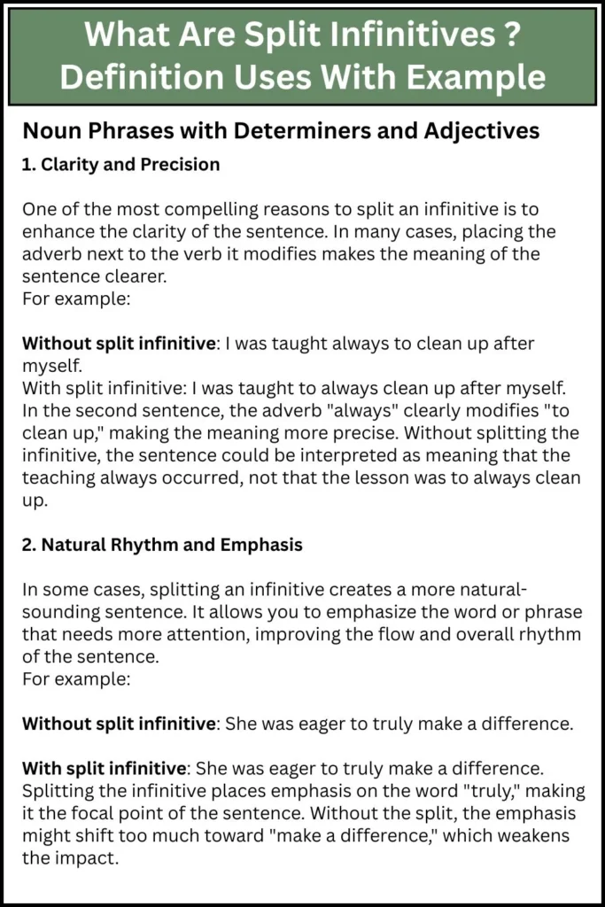 What Are Split Infinitives _ Defination Uses With Example