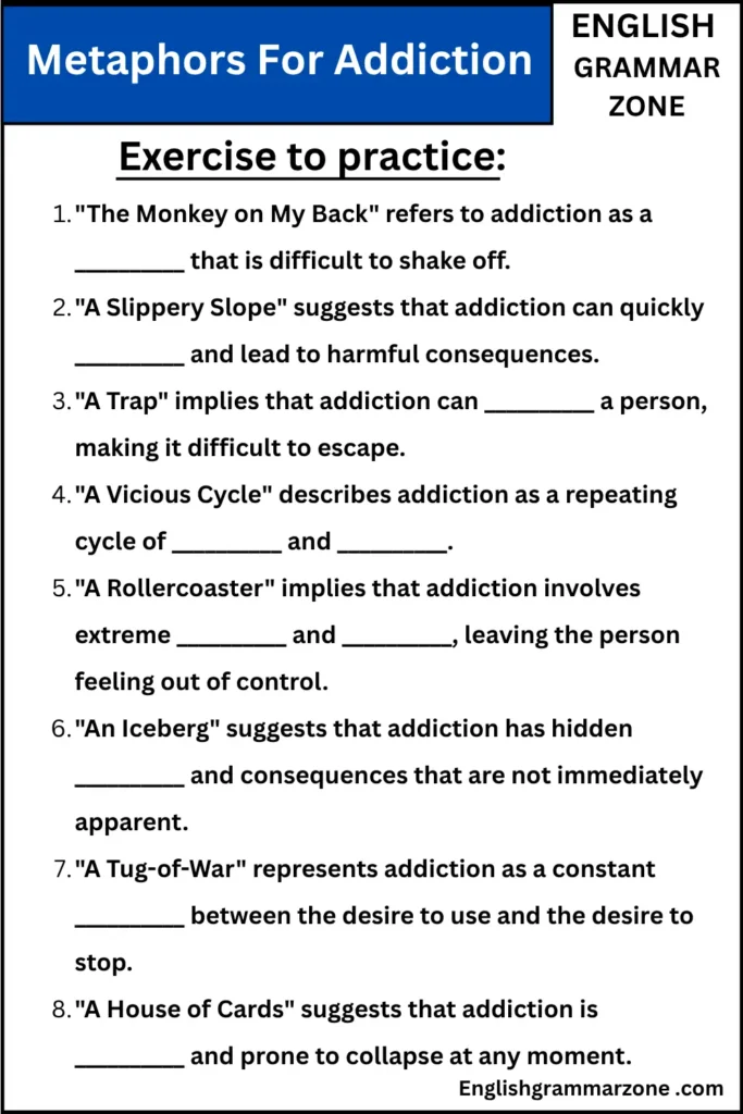 Metaphors For Addiction