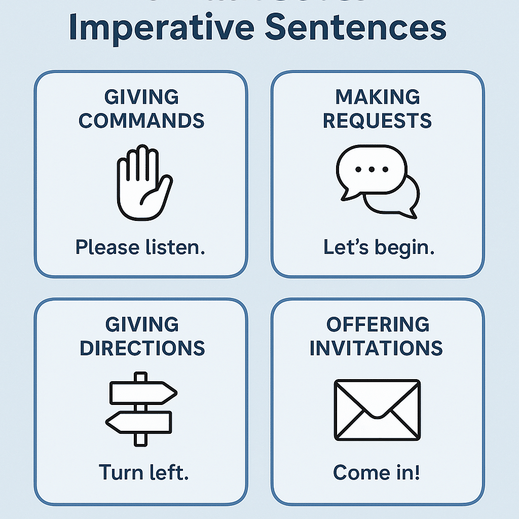 Imperative Sentences Examples For Everyday English